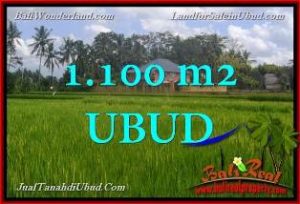 TANAH DIJUAL MURAH di UBUD 1,100 m2 di Ubud Pejeng